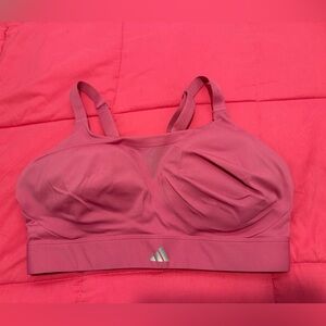Adidas Women's Vibrant Pink Sports Bra